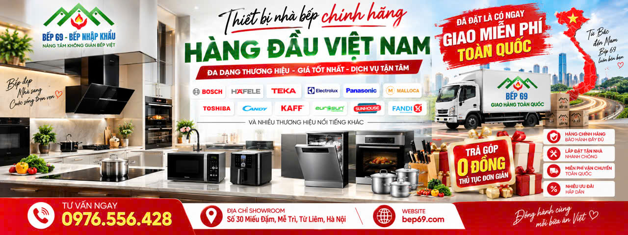 Siêu Thị Bếp 69 - Chuyên cung cấp thiết bị nhà bếp nhập khẩu chính hãng