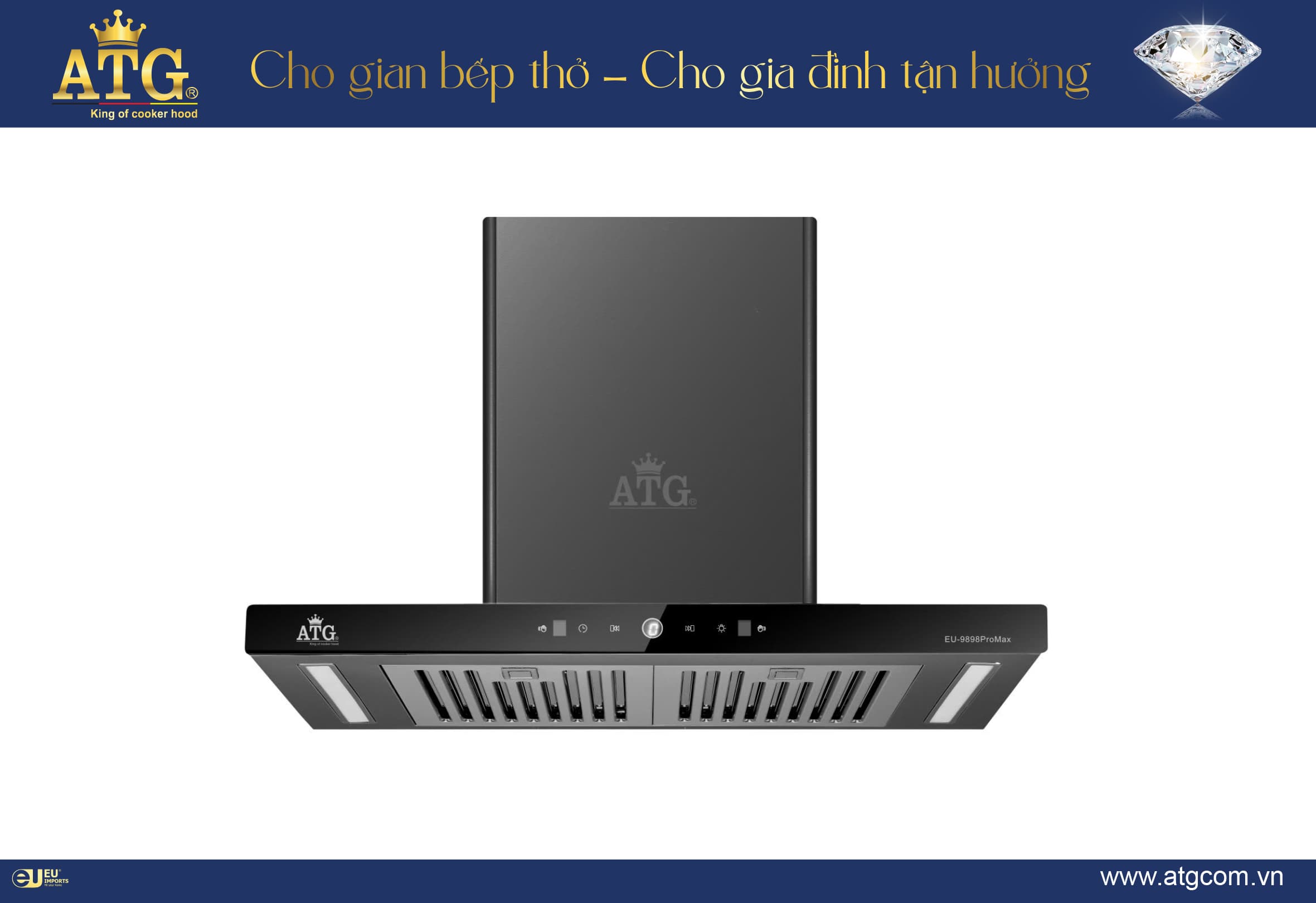 Máy Hút Mùi ATG - EU 9898ProMax