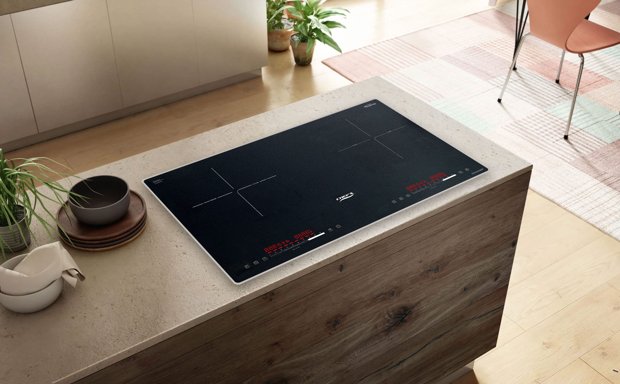 Bếp từ đôi Chef's EH-DIH388V