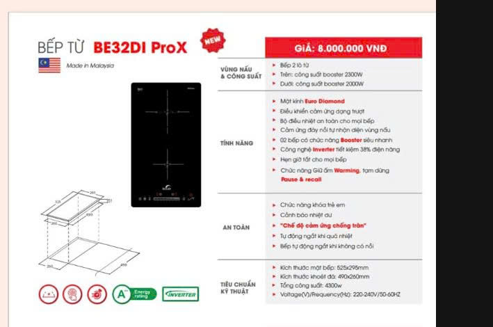 Bếp từ 32DI Pro
