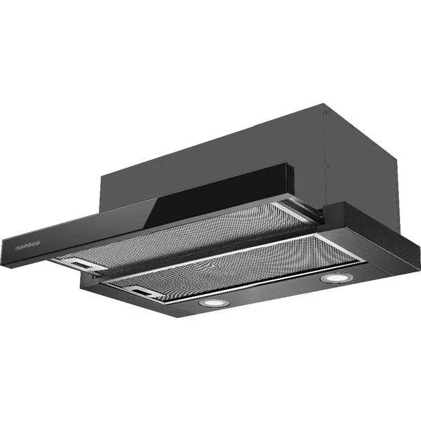 Máy hút mùi âm tủ 70 cm bạc đạn Nanoco model NRH701B (2 tấm lọc nhôm 3 lớp)