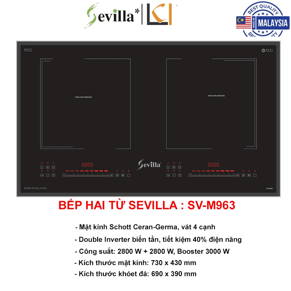 Bếp Điện Từ Sevilla SV-M963