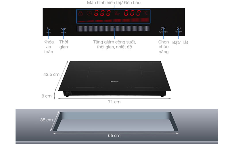 Bếp Từ Đôi Junger CEJ-200-II