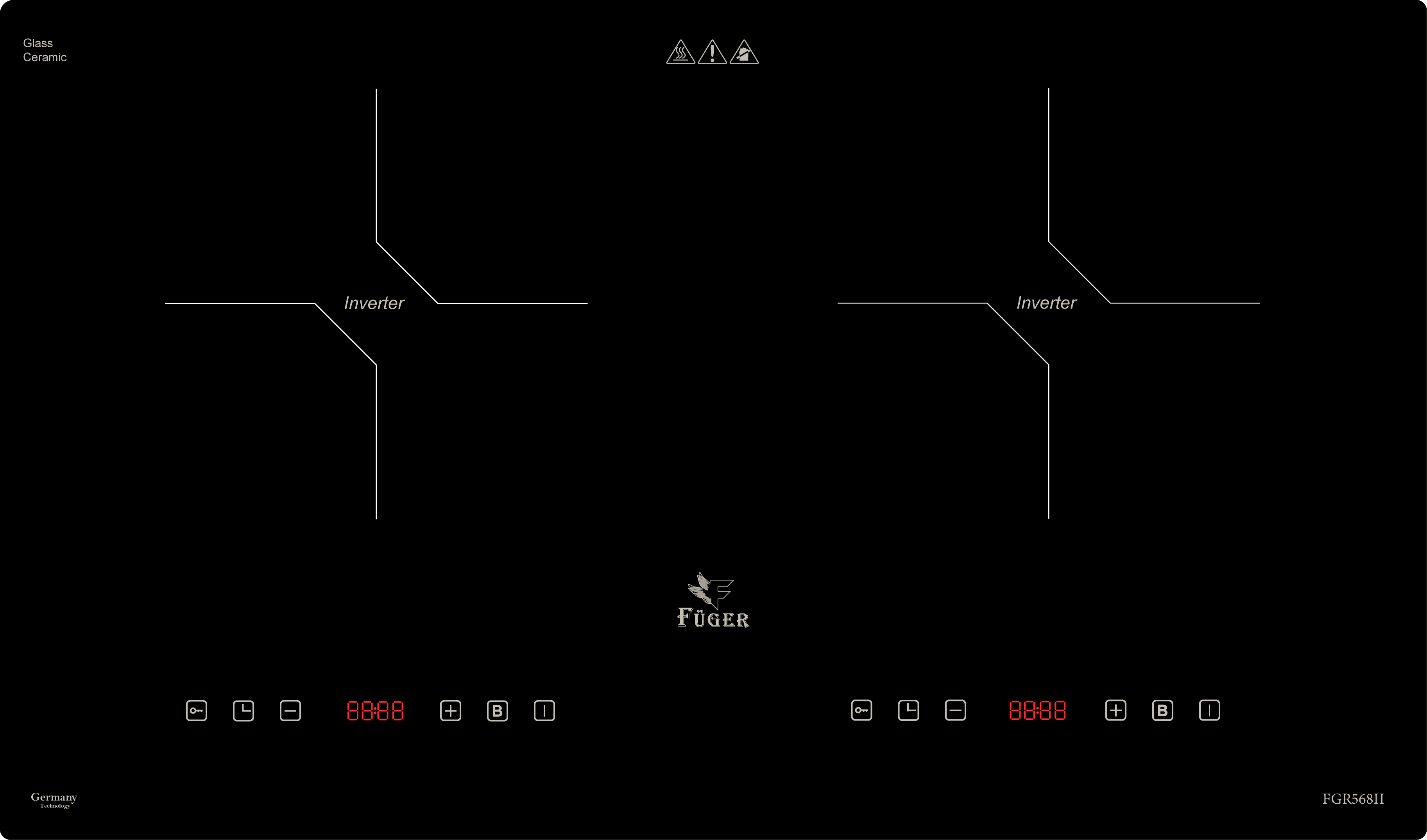 Bếp Từ Đôi FUGER FGE568II