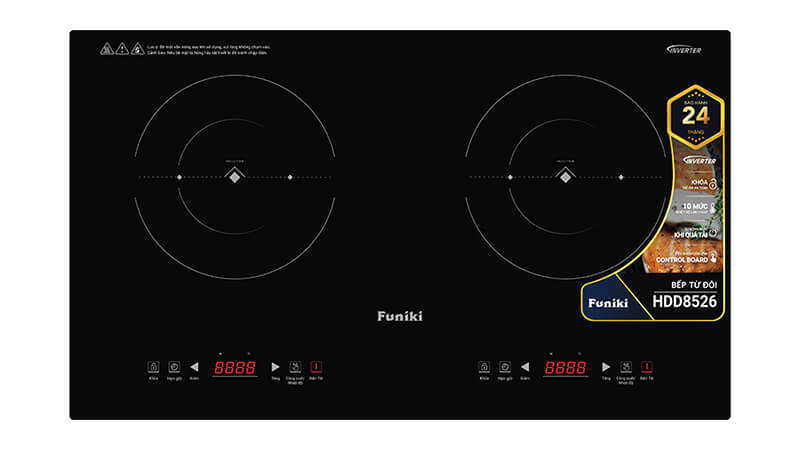 Bếp Điện Từ Đôi Funiki HDD8526