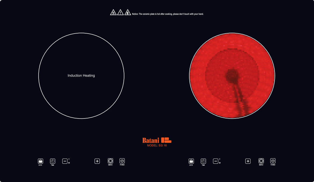 Bếp điện từ Batani EG-16A