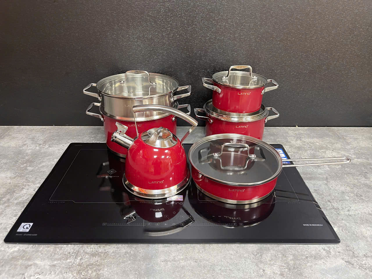 Bộ nồi chảo Latino LT-888RUBY