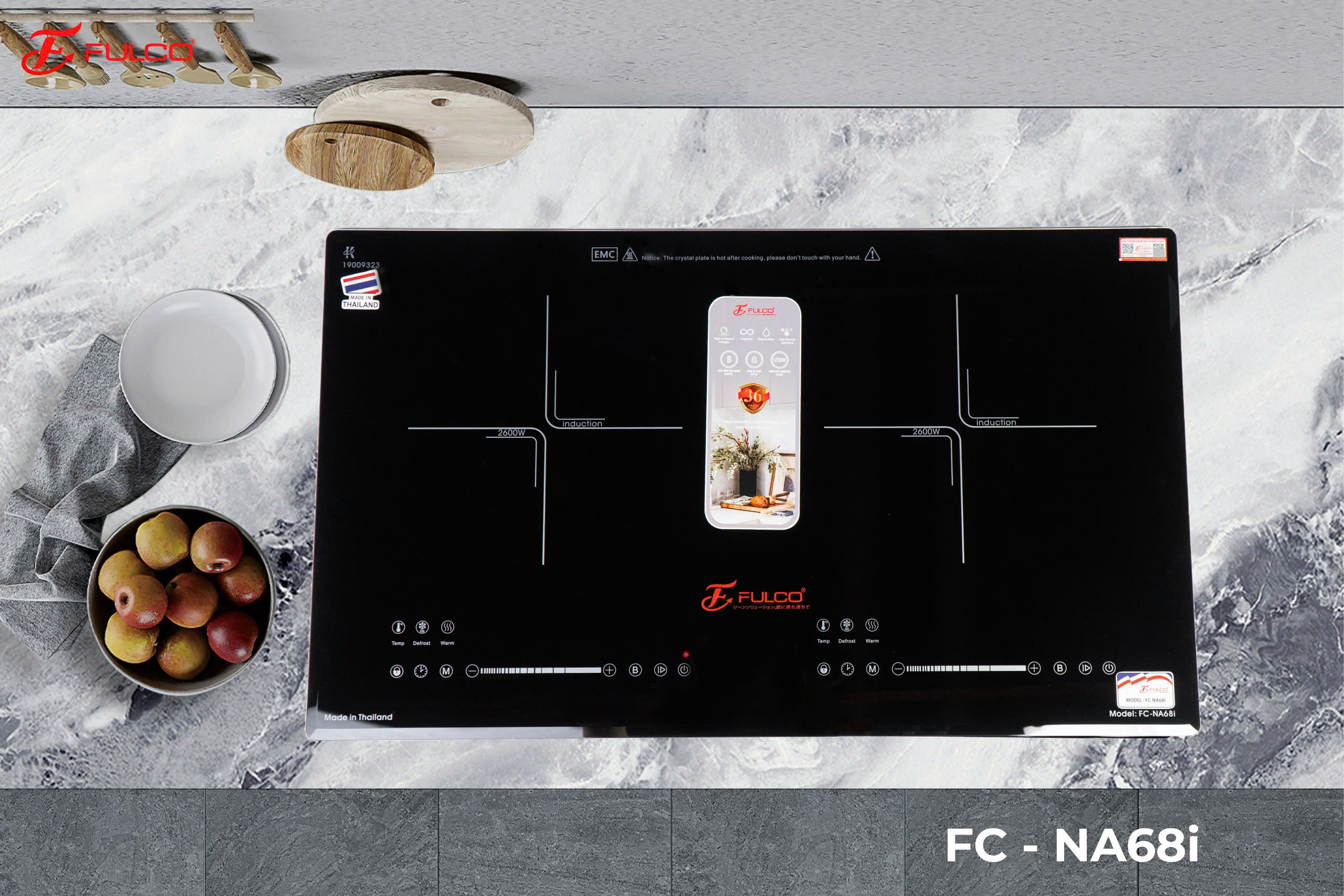 Bếp từ đôi Fulco FC-NA68i
