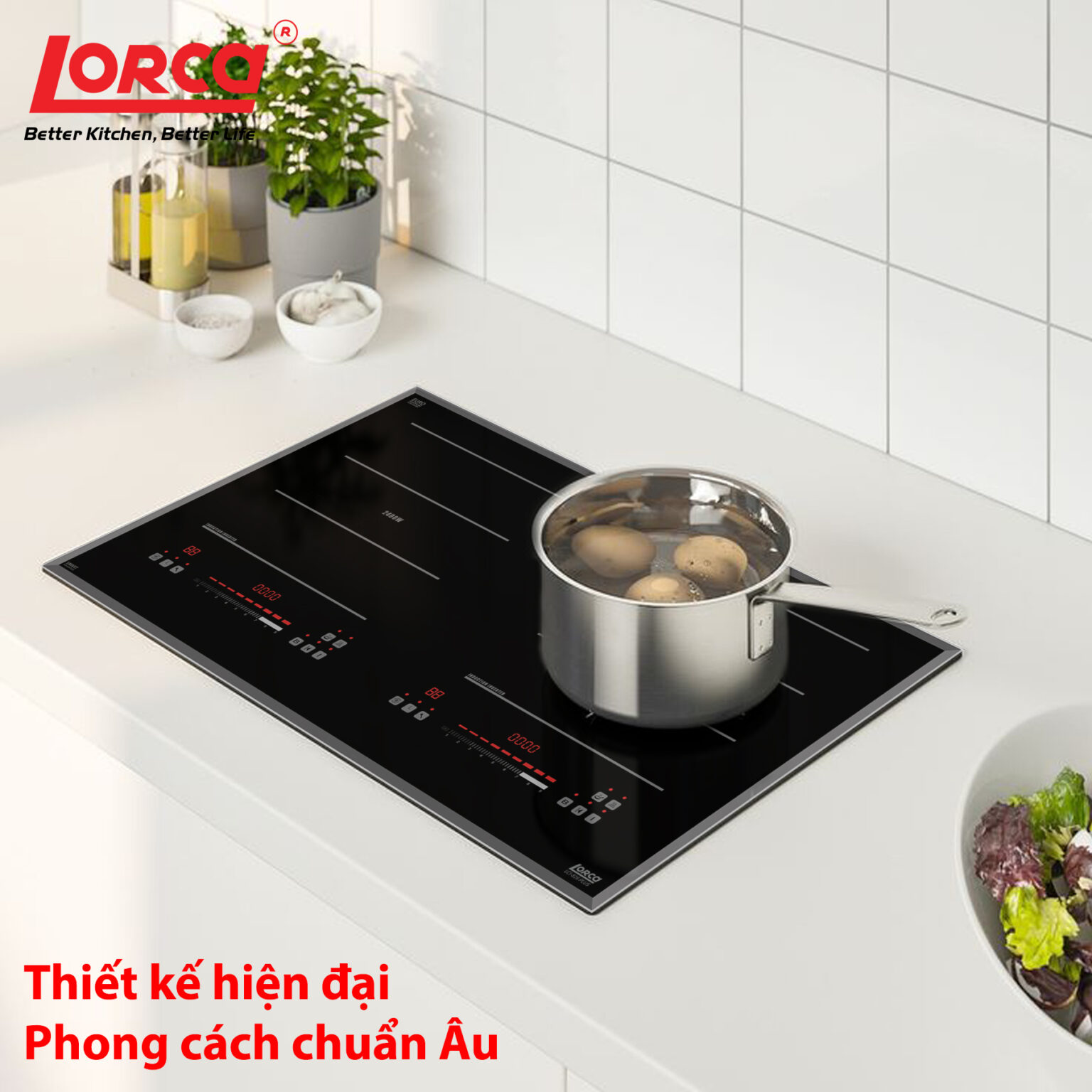 BẾP TỪ ĐÔI LORCA LCI 816 PLUS