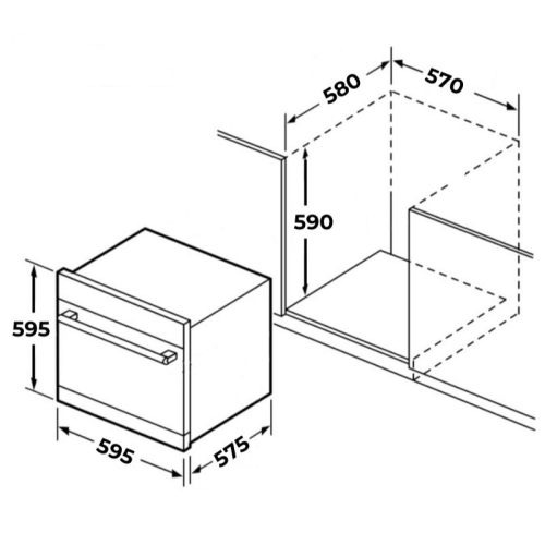 Lò nướng âm tủ GrandX GX75V9