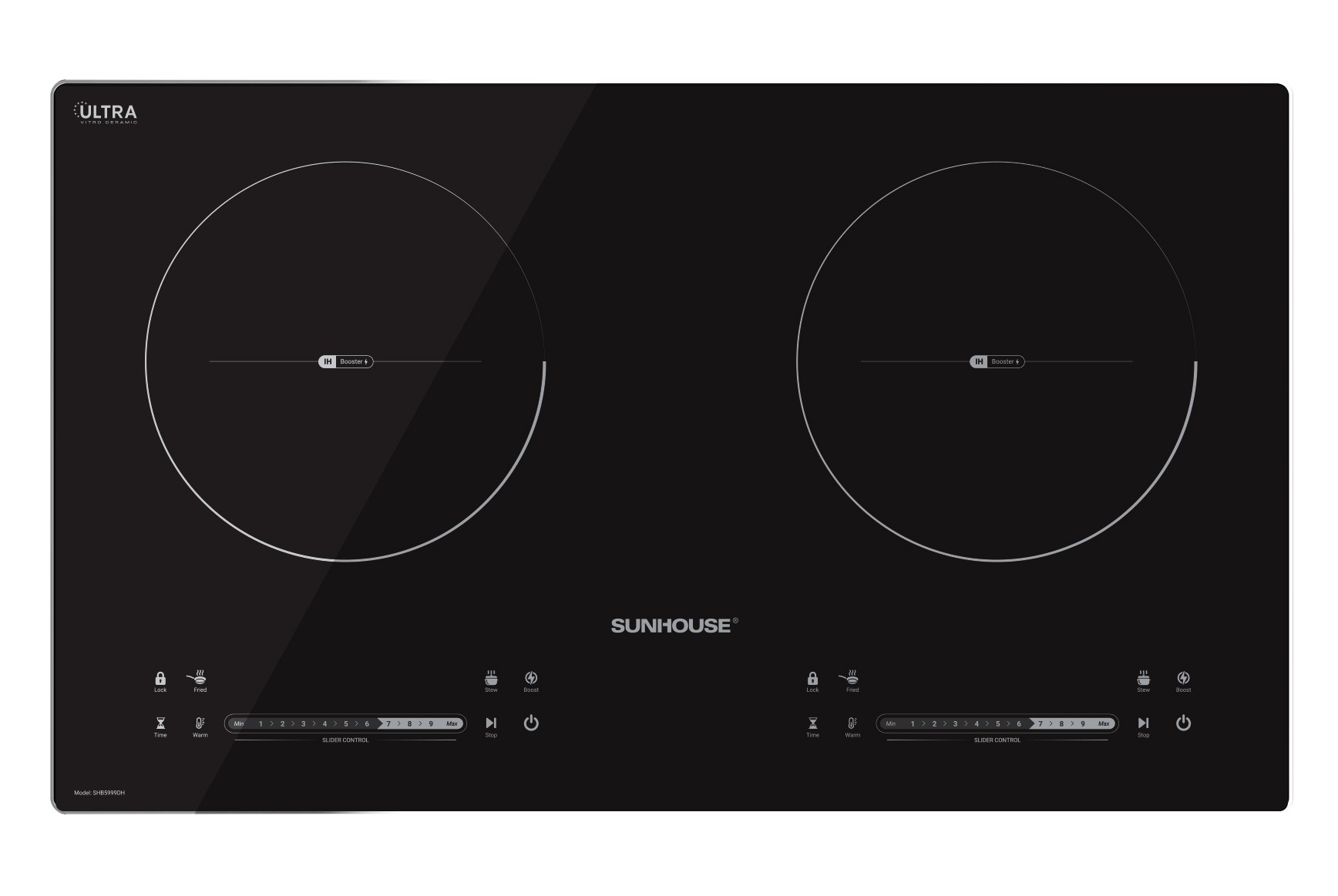 BẾP ĐÔI ĐIỆN TỪ SUNHOUSE SHB5999DH