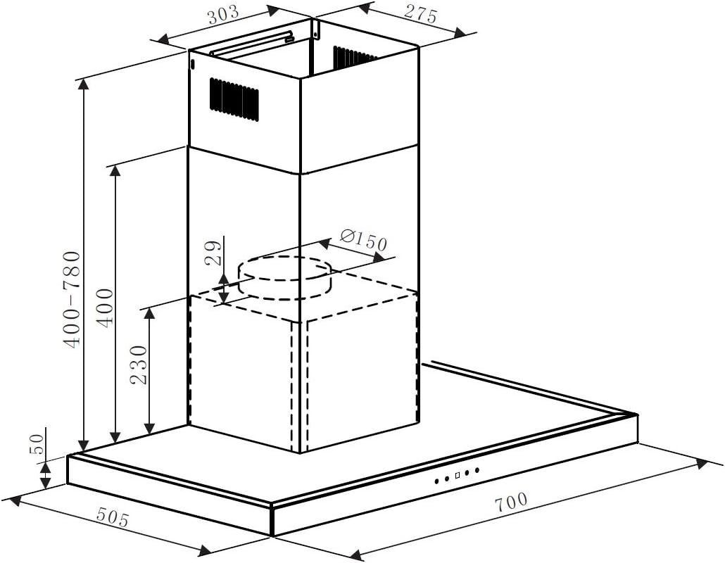 Máy Hút Mùi KOCHER K-225C PRO