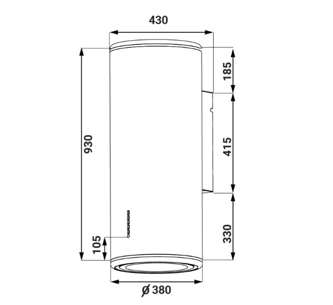 Máy hút mùi Kaff KF-WL2038B